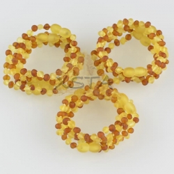 Teething amber bracelets raw lemon cognac Teething amber bracelets raw lemon cognac